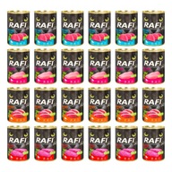 Rafia Cat Wet Food pre mačaciu zmes príchute 24x400 g