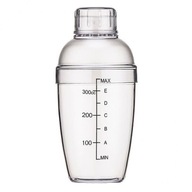 2x Cocktail Shaker - Clear Matte Bottle Bar Pub