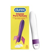 Klasický vibrátor Durex Intense Pure Fantasy, biely vibračný gombík