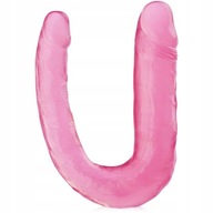 DVOJITÝ GÉLOVÝ PENIS DILDO DONG PRE VAGÍNU A ANUS