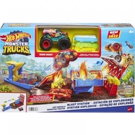 Hot Wheels Monster Trucks – demolačný set na stanici HFB12