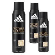 Adidas Deodorant Spray For Men Victory League Spray 150ml x 3