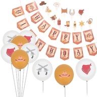 1 sada Cupcake Topper Birthday Party Favor Western