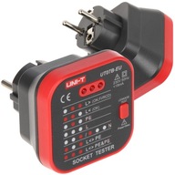 TESTER SIEŤOVEJ ZÁSUVKY S FUNKCIOU KONTROLY RCD UT-07B-EU UNI-T