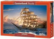 Puzzle 1500 Plavba pri západe slnka 151431 Castor