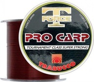 Trabucco T-Force Pro Carp vlasec, tmavohnedý, 0,255mm, 300m, Dĺžka (m): 300,