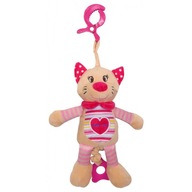 BABY MIX Plyšová hudobná skrinka Mačiatko
