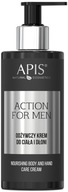 APIS ACTION FOR MEN výživný krém na telo a ruky 300 ml