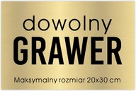 Gravírovaný tanier GRAWER s ľubovoľným textom