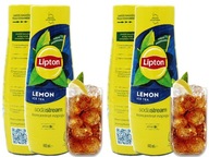 2x SODASTREAM LIPTON CITRÓNOVÝ ĽADOVÝ ČAJ SIRUP NA 9L NÁPOJ NASÝTUJÚCI s 440ml