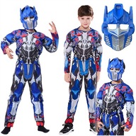 OPTIMUS PRIME OUTFIT TRANSFORMÁTOROVÁ MASKA KARNEVALOVÝ KOSTÝM 134 / 140