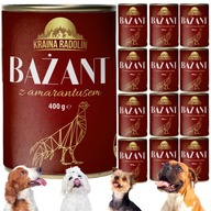 Kraina Radolin Bažant a amarant 12x 400g 84% mäso PREMIUM mokré krmivo