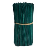 Zelené ratanové palice - 25 cm x 3 mm - 10 kusov