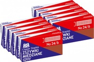 Medené sponky Grand 24/6 10 000 ks med