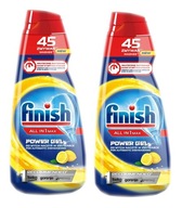 Finish All-in-1 MAX Gél do umývačky riadu 900 ml Citrón x2