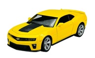 WELLY CHEVROLET CAMARO ZL1 YELLOW 1:24 KOV NOVÝ MODEL 24042