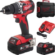 Príklepový vŕtací skrutkovač. Milwaukee M18 CBLPD-502C