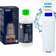 DeLonghi DESCALER 500ml + 1x filter Wessper AquaLunga do kávovaru