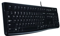 LOGITECH K120 KLÁVESNICA VODEODOLNÁ USB SILENT