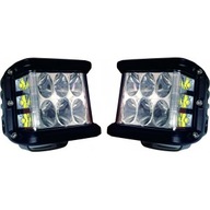 PRACOVNÁ LAMPA 9 LED 2X CUBE COMBO VÝKON 45W 12/24V