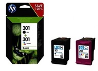 Spoločnosť HP INC. Combo Pack Ink 301bk+cl N9J72AE