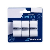 BABOLAT PRO TACKY OVERGRIP WRAPS, BIELY 3 KS