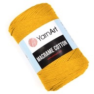 YarnArt Macrame Bavlnená šnúra MUSTARD 796