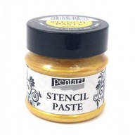 STENCIL PASTE metalická Pentart Gold 50ml