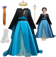 JEDNORÁZOVÝ OUTFIT ANNA FROZEN ŠATY NA KARNEVALOVÝ PLES 152/158