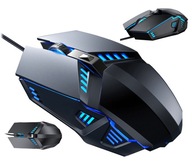 KÁBOVÁ GAMING MOUSE Myš pre HRÁČOV Podsvietená LED RGB V7 pre HRY