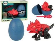 Triceratops Dinosaur Egg Set DIY skrutkovač
