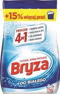 BRYZA 4,55kg/70 praní 4v1 BIELY prací prášok