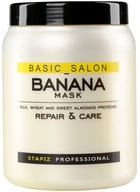 STAPIZ BASIC SALON OPRAVA A STAROSTLIVOSŤ BANÁNOVÁ MASKA NA VLASY BANÁN 1000ml