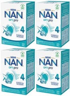 4x NAN Optipro 4 next mlieko Nestle 650g