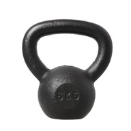 KZG08 ČIERNA LIATIA TRÉNINGOVÁ KETTLEBELL HMS 8KG