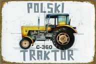 Dekoratívne plakety poľský traktor C-360