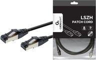 LAN kábel Patchcord FTP 8 LSZH GEMBIRD 3m Čierny