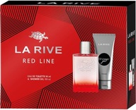 LA RIVE FOR MEN RED LINE DARČEKOVÝ SET (EOILETTILE VODA 90 ML + PR GÉL