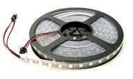 LED RGB WS2812B Čierny pásik 5m 60LEDs/m WPRO