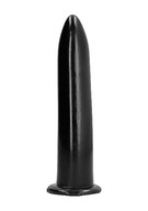 Čierne klasické dildo, TPR All Black