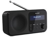 SHARP DR-P420 FM DAB+ Bluetooth rádio Black