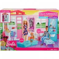 Barbie - Útulný domček s vybavením FXG54