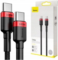 BASEUS USB-C TYP C KÁBEL 100W RÝCHLE NABÍJANIE 3.0 2M