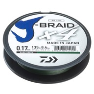 Daiwa J-Braid Dark Green 0,10 mm 135 m