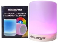 Dotyková lampa zmena farby RGB + reproduktor