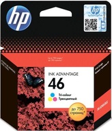 Atramentová org. HP 46 Color CZ638A 2529hc Atrament Adv. 4729