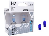 H7 12V 55W VISION NEOMEZENÉ ŽIAROVKY +120% VIAC SVETLA - AŽ 5000K + W5W