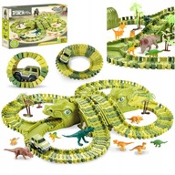 MEGA RACE TRACK XXXL DINOSAUR DINO PARK 229 ks.