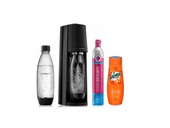 Čierny saturátor SodaStream Terra + sirup Mirinda