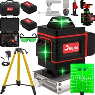 CROSS-CROSS LASER Laser Level 16 Lines + TRIPOD 115 cm 4D Green 2xAKU